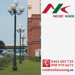 Cột đèn sân vườn BANIAN - Thiết Bị Chiếu Sáng Ngọc Khôi - Công Ty TNHH Cơ Điện Ngọc Khôi